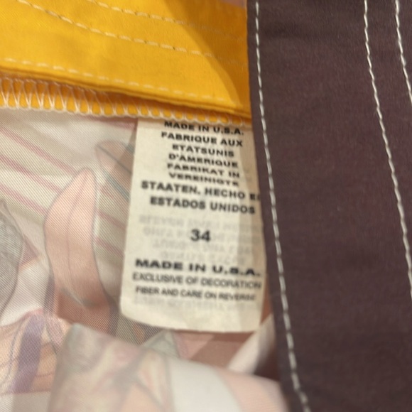 B0853 Vintage Rietveld Shorts made in USA. Size 34. Beautiful board shorts! - Picture 2 of 11